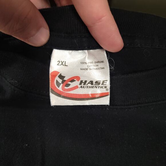 Dale Earnhardt Jr NASCAR Chase Graphic Racing T Shirt Mens Size 2XL Black - Picture 3 of 9